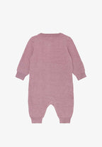 UNISEX Strampler in Pink – 100% Wolle