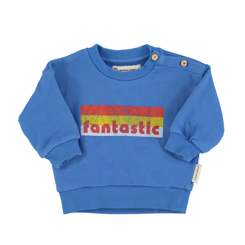 Piupiuchick Baby Sweatshirt Fantastic Blue bei Yay Kids