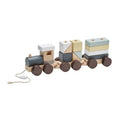 Zug mit Holzklötzen blau – Kids Concept