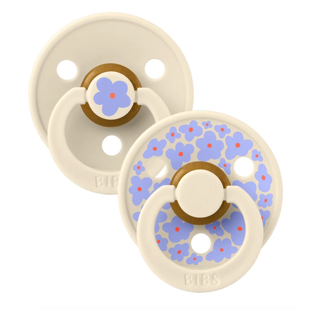 Studio Colour Schnuller Latex Rund 6–12 Monate Jasmine Ivory Mix (2 Stk.)