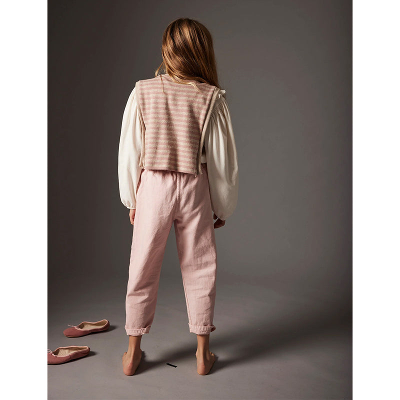 Cozmo Smooth Twill Hose Paola Rose Tea Cotton Peach bei Yay Kids