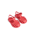 Watermelon-colored sandals