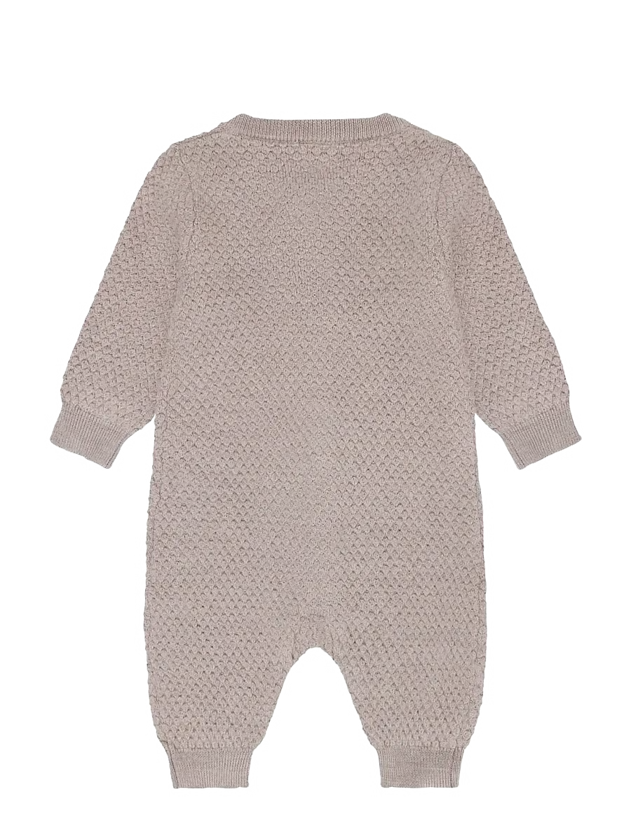 Jumpsuit Knitted Mocha Meringue Melange