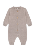 Jumpsuit Knitted Mocha Meringue Melange