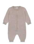 Jumpsuit Knitted Mocha Meringue Melange