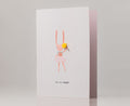 Rabbit Grusskaart – «You are magic» Grau/Beige/Gelb