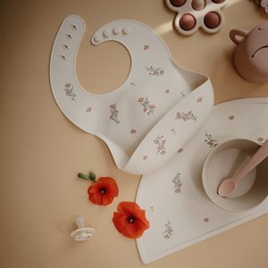 Silikon Geschirrset für Kleinkinder Flowers