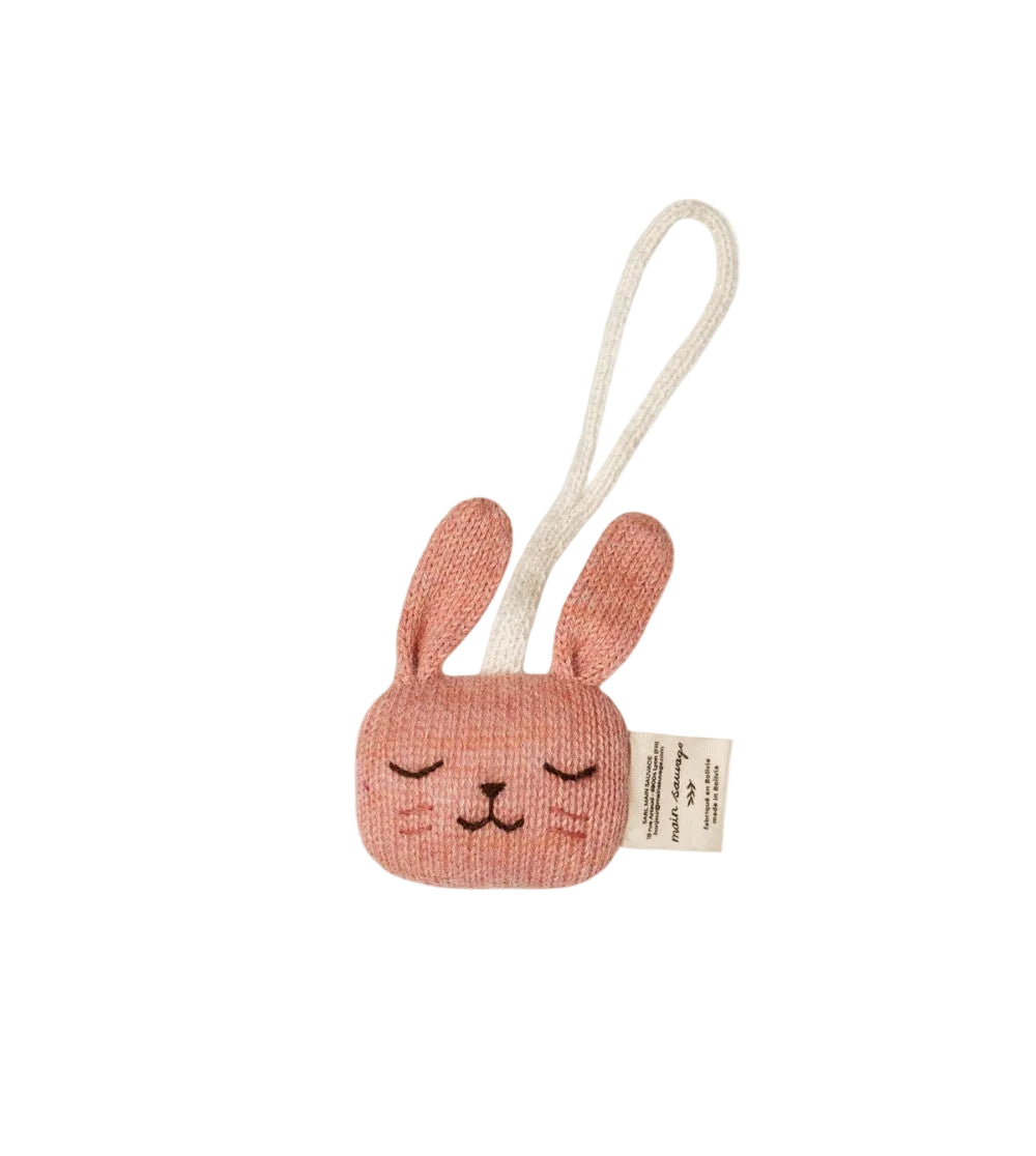 Spielbogen Rassel Hase Rose