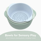 Sensorisches Spielset Schalen Grün