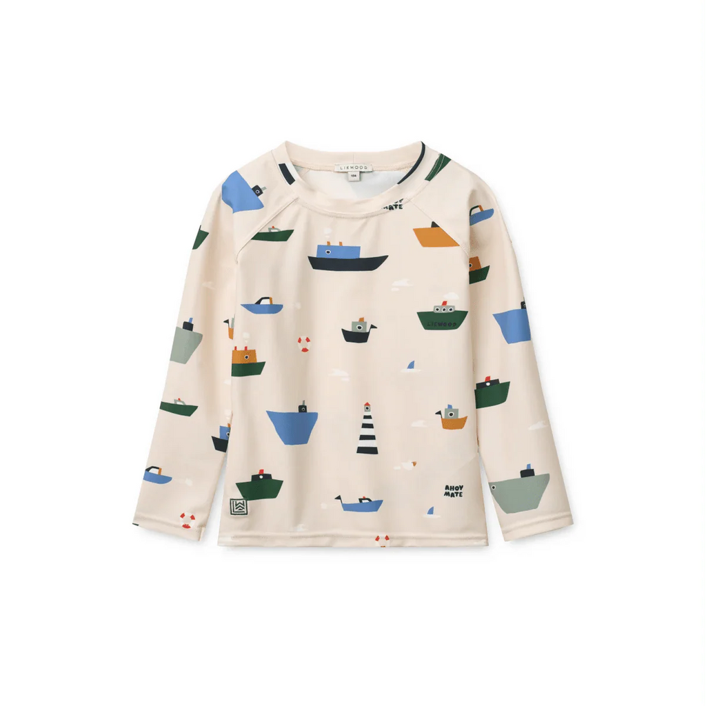 UV-Badeshirt 'Noah' Sailing/ Sandy