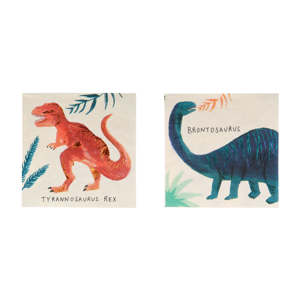 Servietten Dinosaurier, klein (16 Stk.) – Meri Meri