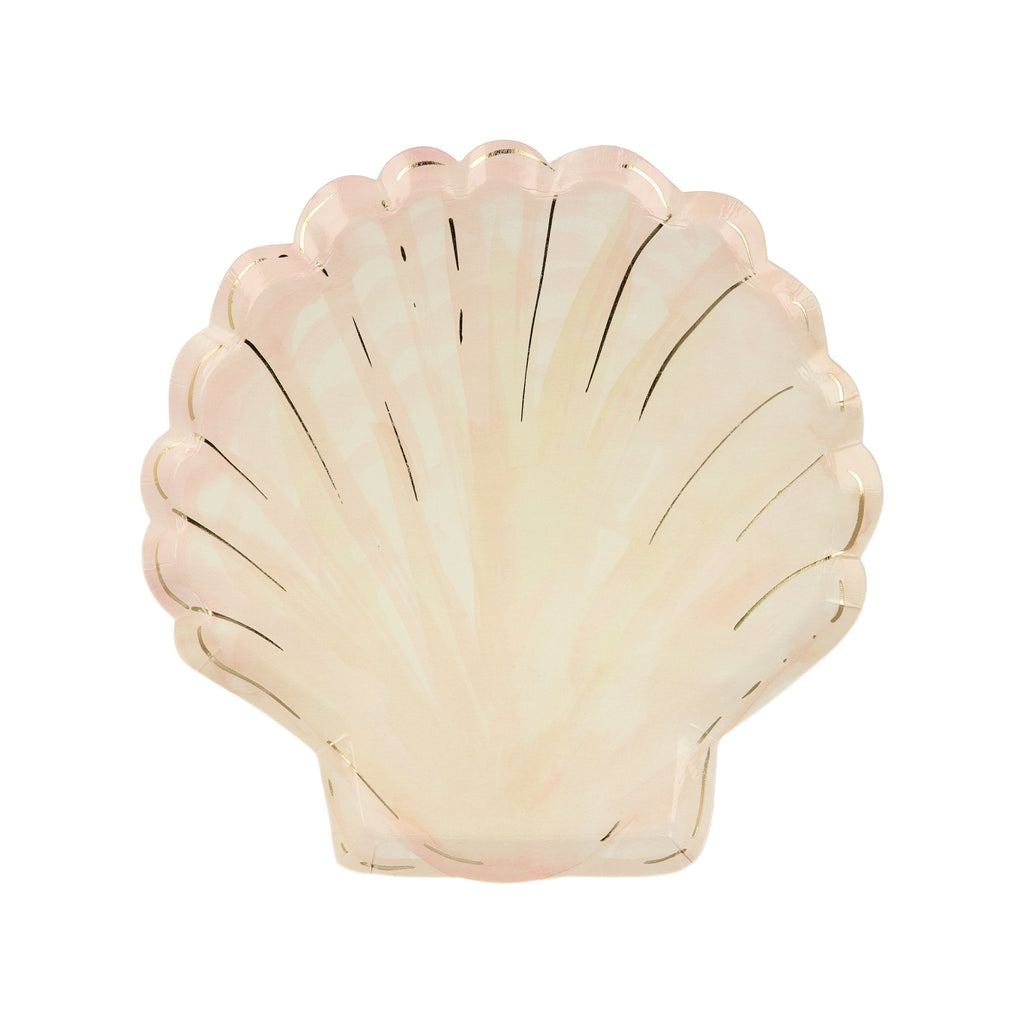Partyteller Muschel 8er Set – Meri Meri