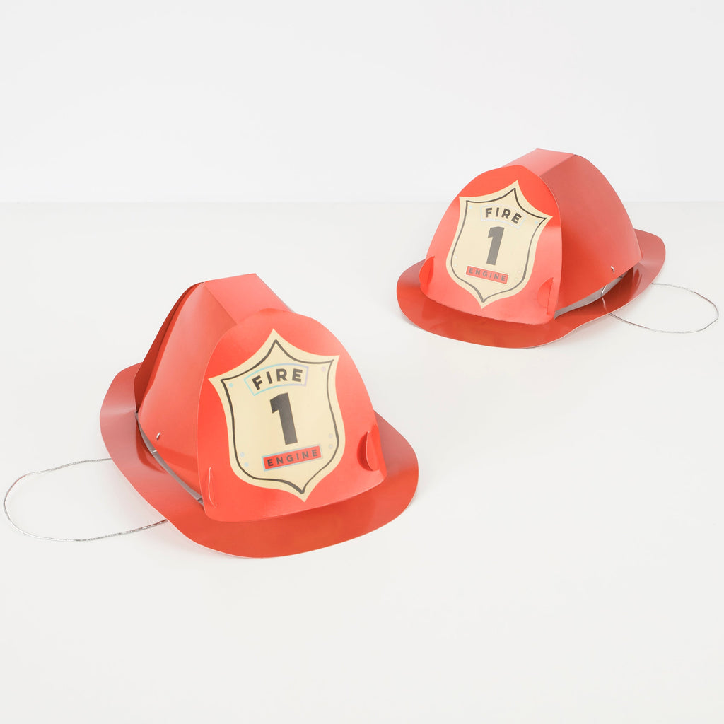Partyhüte Feuerwehr (8 Stk.) – Meri Meri