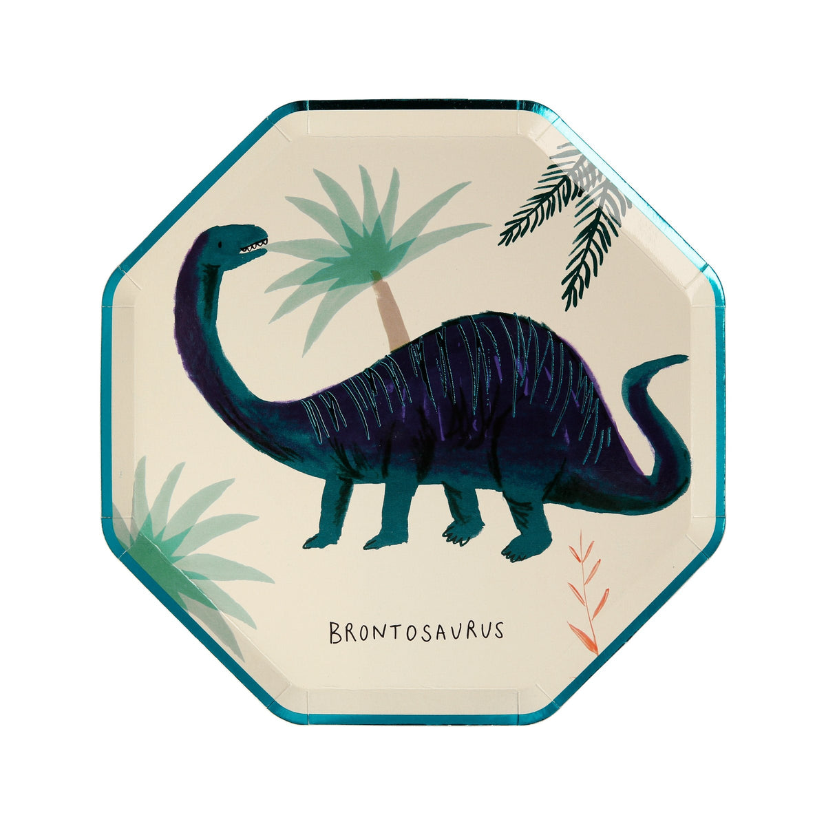Partyteller Dinosaurier, klein (8 Stk.) – Meri Meri