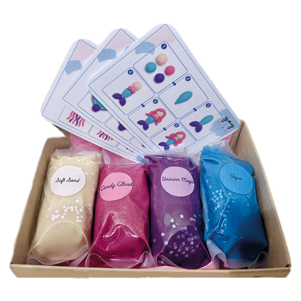 Yay Kids Little makers Dough with creative Cards Mermaid