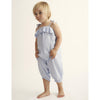 Cozmo Organic Soft Gauze Flounce Baby Jumpsuit crystal pink bei Yay Kids