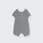 My Little Cozmo Terry Baby Jumpsuit Luca Navy Stripes bei Yay Kids