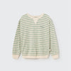Cozmo Sweatshirt Thiago Grass Green Stripes bei Yay Kids