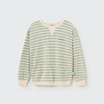 Cozmo Sweatshirt Thiago Grass Green Stripes bei Yay Kids