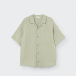 Cozmo Organic Muslin Shirt Abel Frosty Green bei Yay Kids
