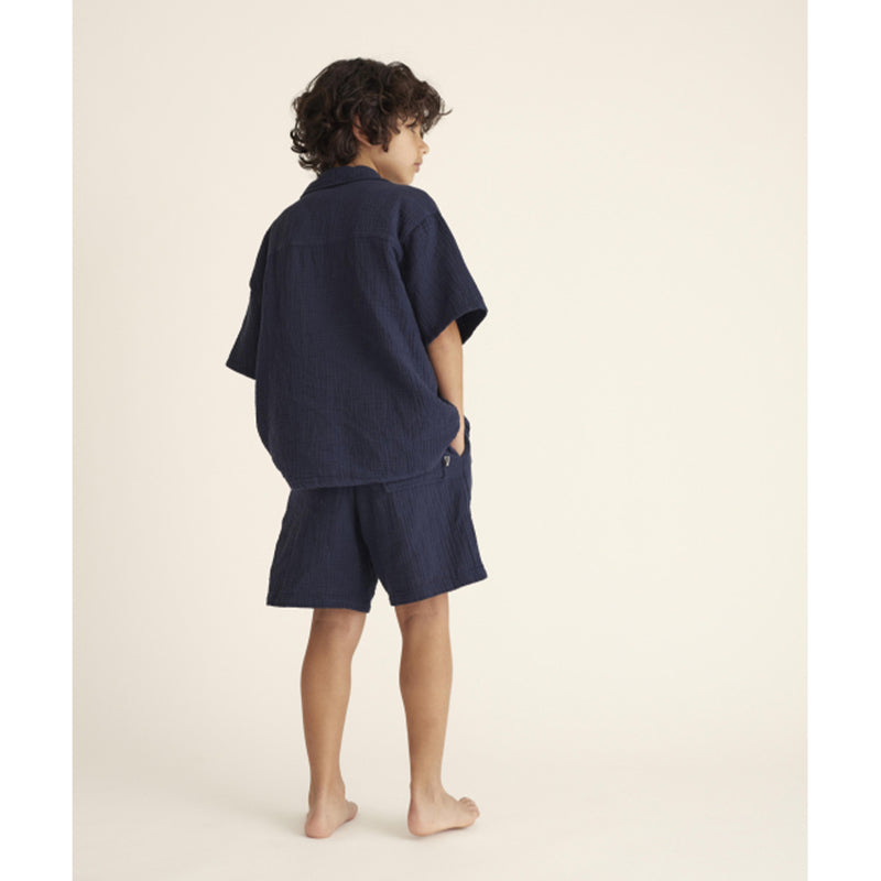 Cozmo Organic Muslin Shirt Abel Frosty Green bei Yay Kids