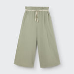 Cozmo Organic Soft Gauze Wide Pants Sena frosty green bei Yay Kids