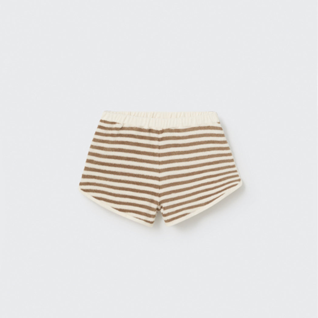 Cozmo Organic Terry Shorts Elio Coffee bei Yay Kids