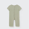 Cozmo Soft Gauze Baby Jumpsuit Luca Frosty Green bei Yay Kids