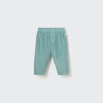Cozmo Organic Corduroy Baby Pants Miki Arctic Blue bei Yay Kids
