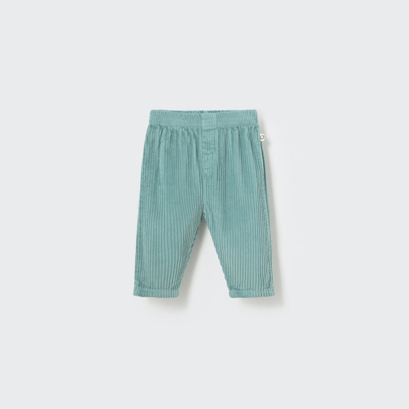 Cozmo Organic Corduroy Baby Pants Miki Arctic Blue bei Yay Kids