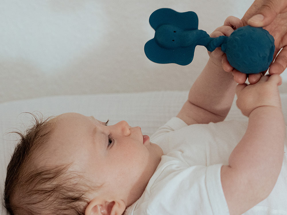 Babyrassel Elefant