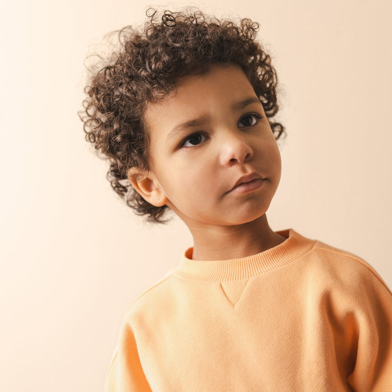 Organic Chunky Sweater Apricot