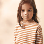 Phil & Phae Kinder Oversized Tee L/S Stripes Hazel bei Yay Kids