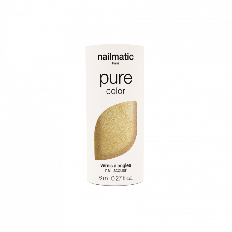 Nailmatic Plant-based Nail Polish Metallic Gold Eleanor bei Yay Kids