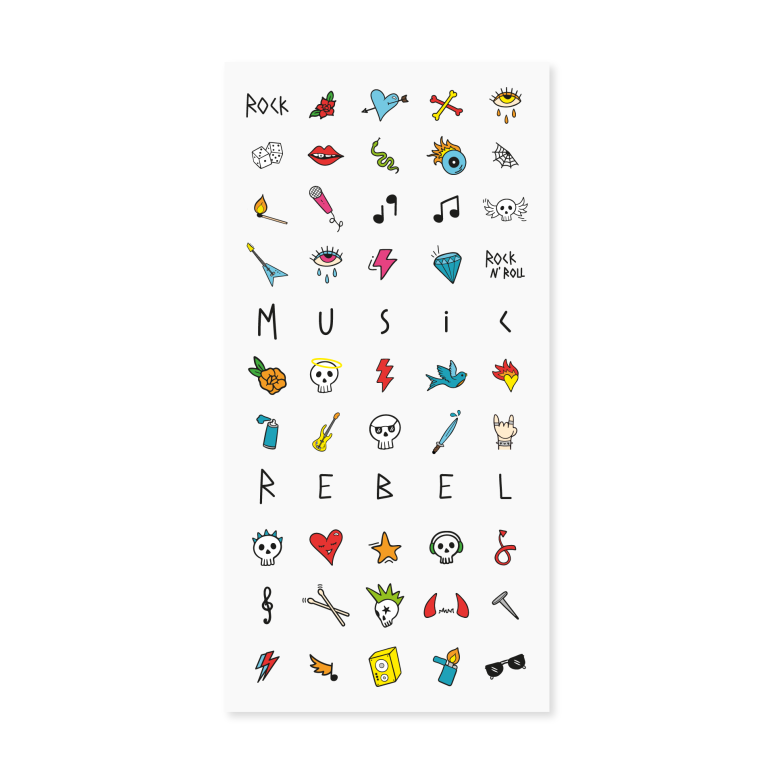 Nailmatic Kinder Nagelstickers Rock bei Yay Kids