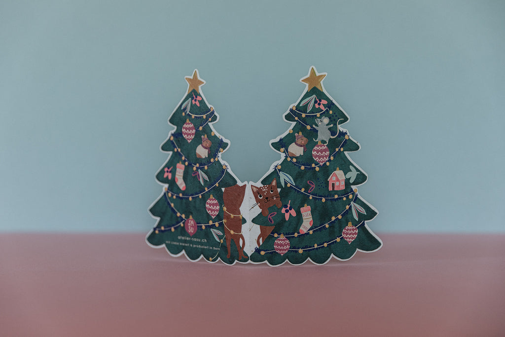 Grusskarte Tannenbaum