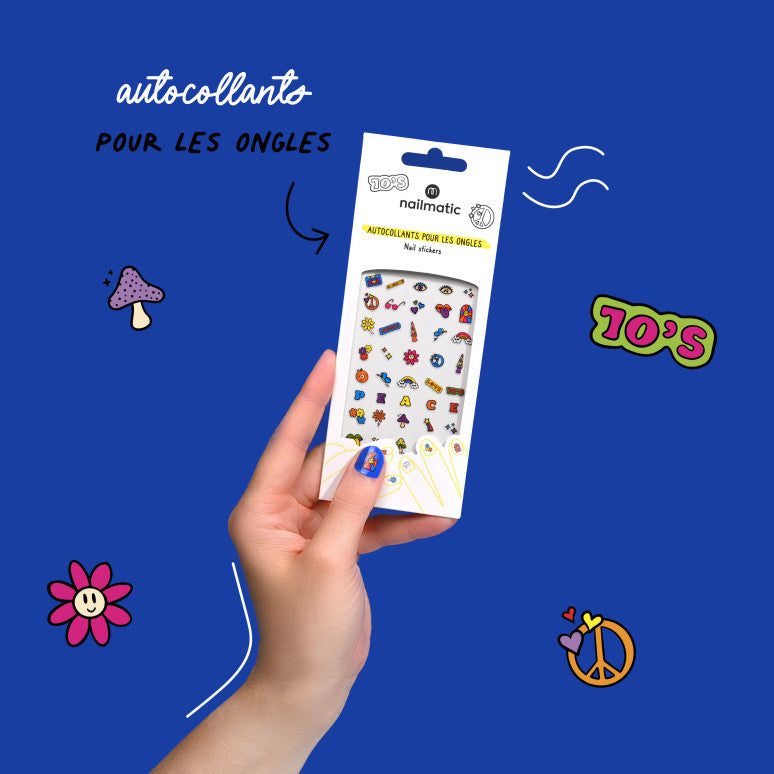 Nailmatic Kinder Nagelstickers Seventies bei Yay Kids