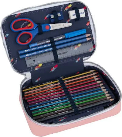 Gefüllte Federmappe Cherry Pompon