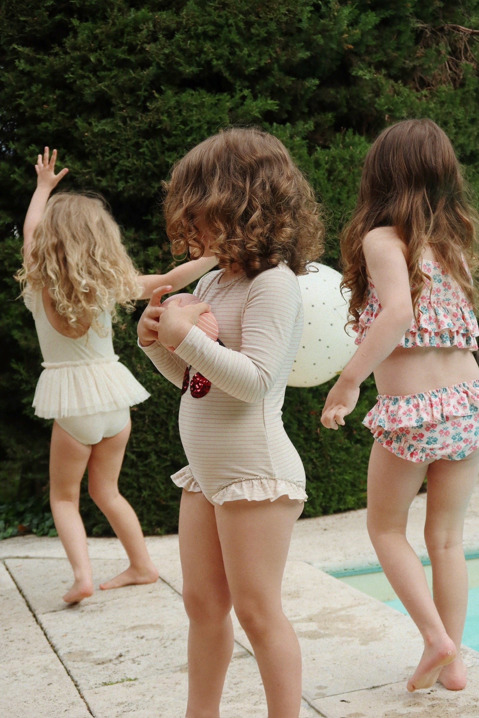 Jade Rose Stripe Swimsuit