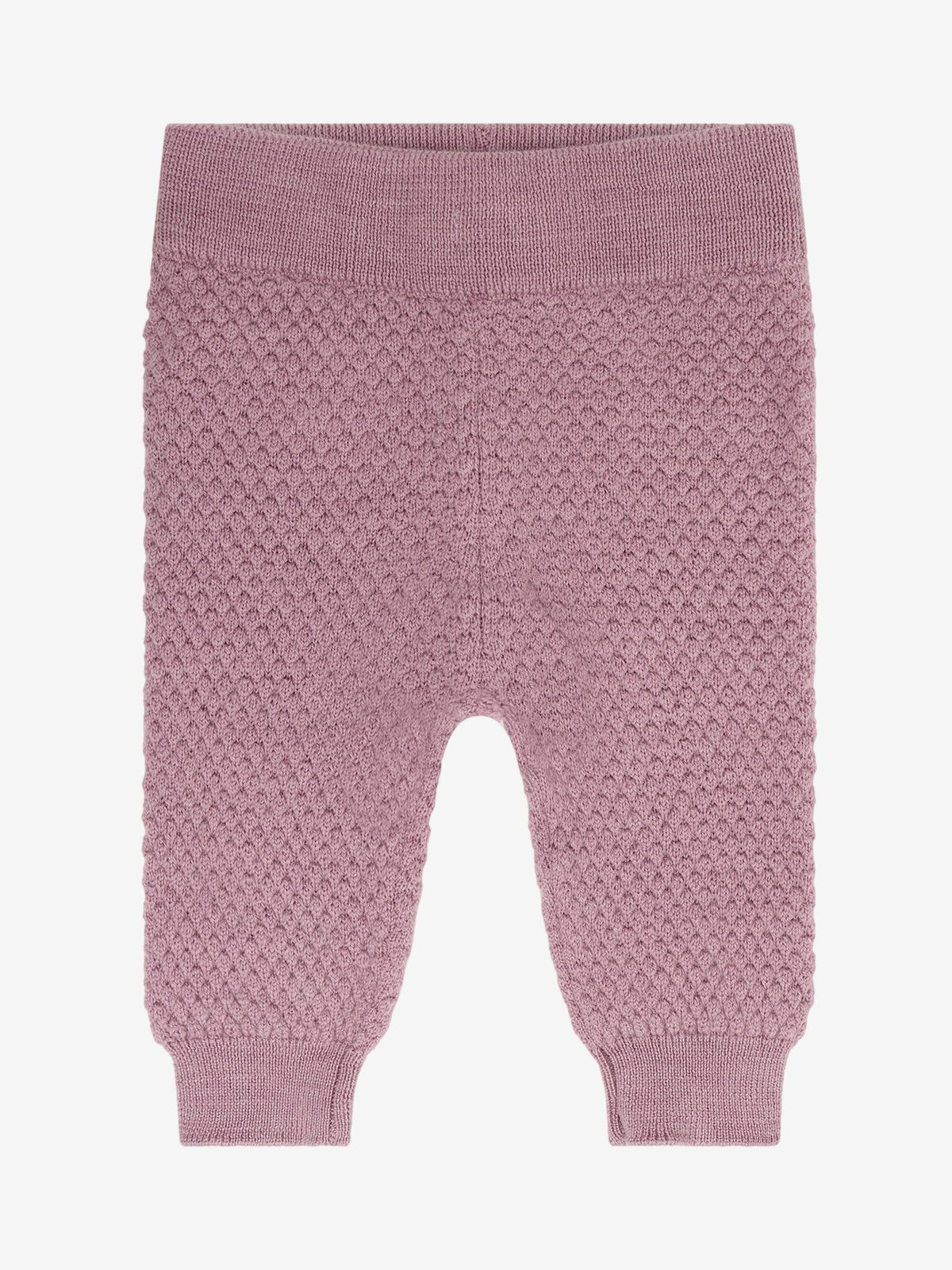 Wool Trousers in Lilac Melange