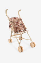 Sparkly Doll Pram Pink with Sequins and Cherry Print