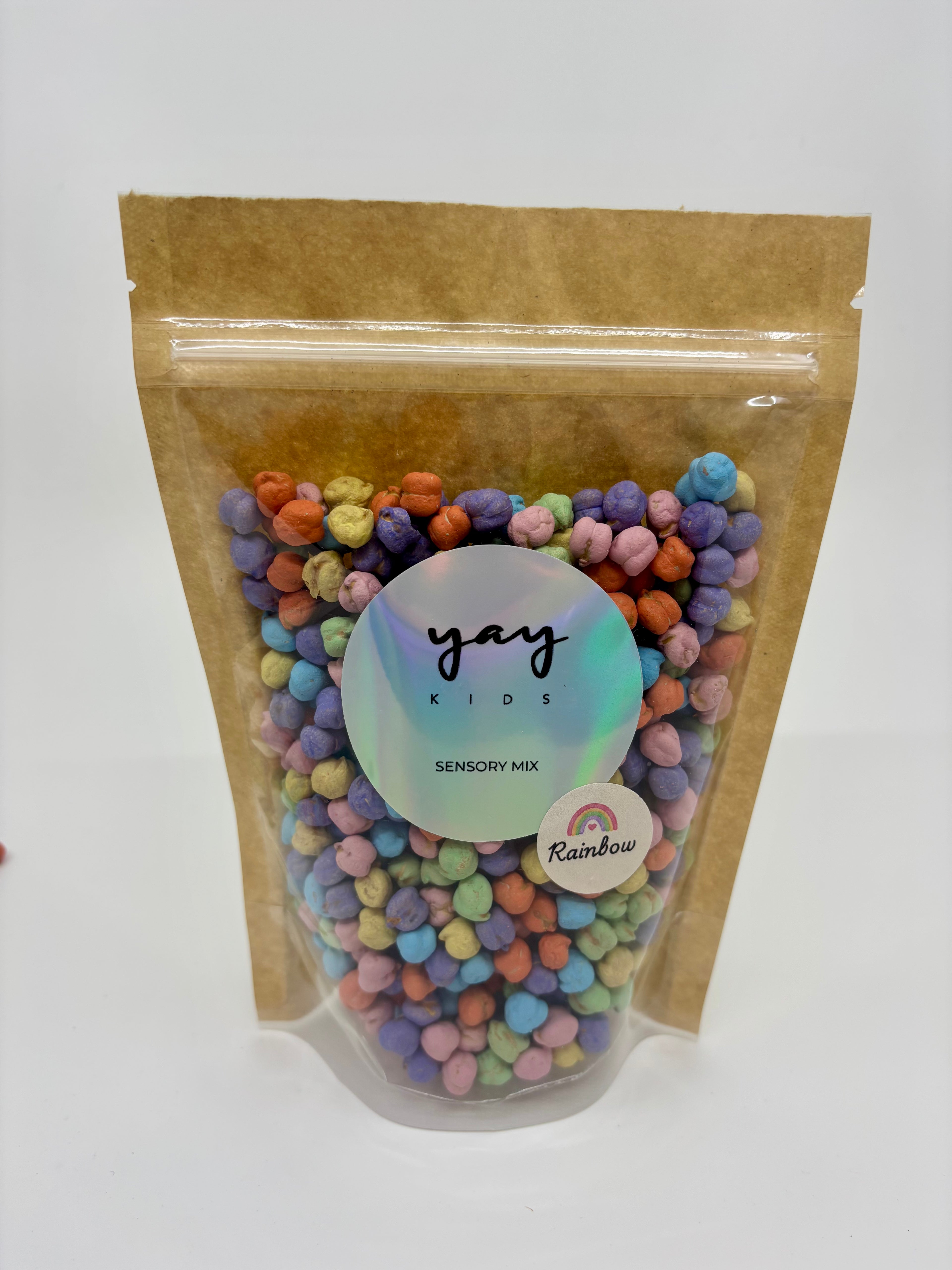 Sensory Mix Chickpeas Rainbow