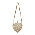 Donsje Amsterdam Kinder Tasche Pitta Pine Cone Champagne Metallic Leather bei Yay Kids