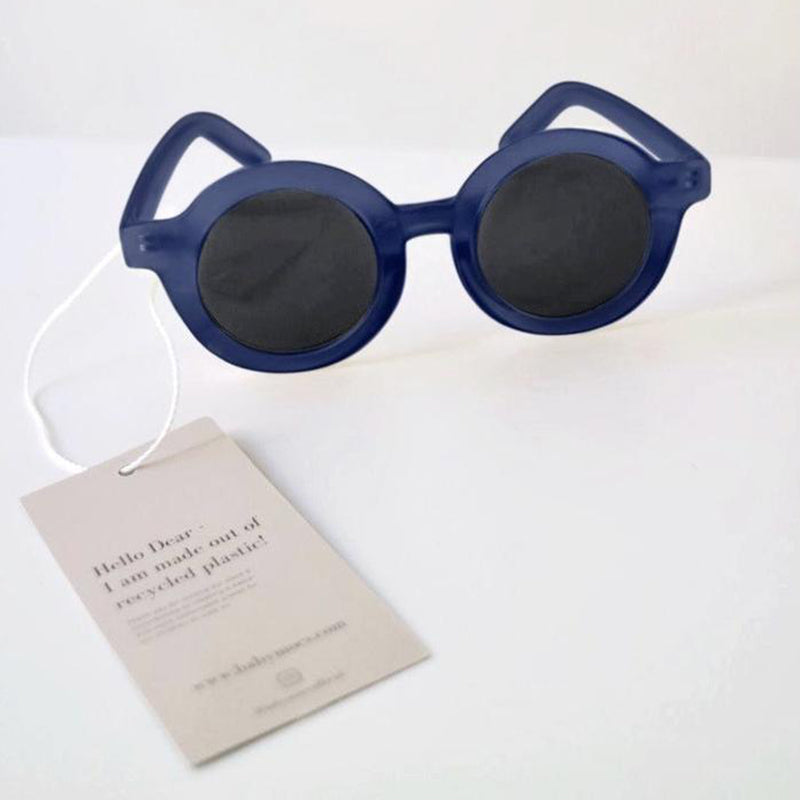 BabyMocs Kinder Sonnenbrille rund Blue bei Yay Kids