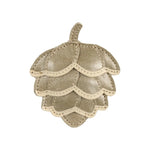 Donsje Amsterdam Wonda Hairclip Pine Cone Champagne Metallic Leather bei Yay Kids