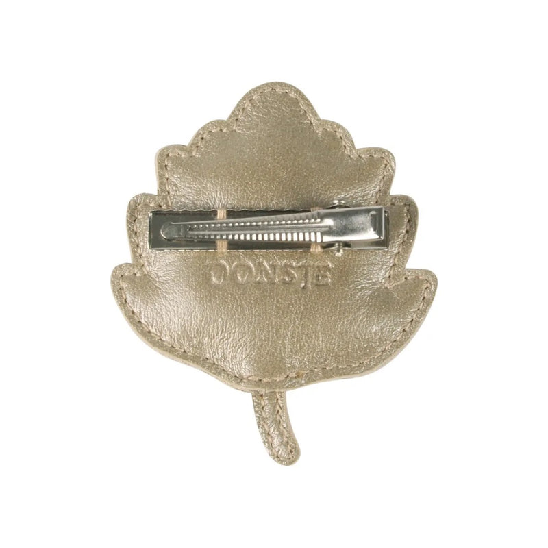 Donsje Amsterdam Wonda Hairclip Pine Cone Champagne Metallic Leather bei Yay Kids