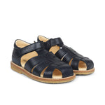 Angulus Kinder Leder Sandalen Navy bei Yay Kids