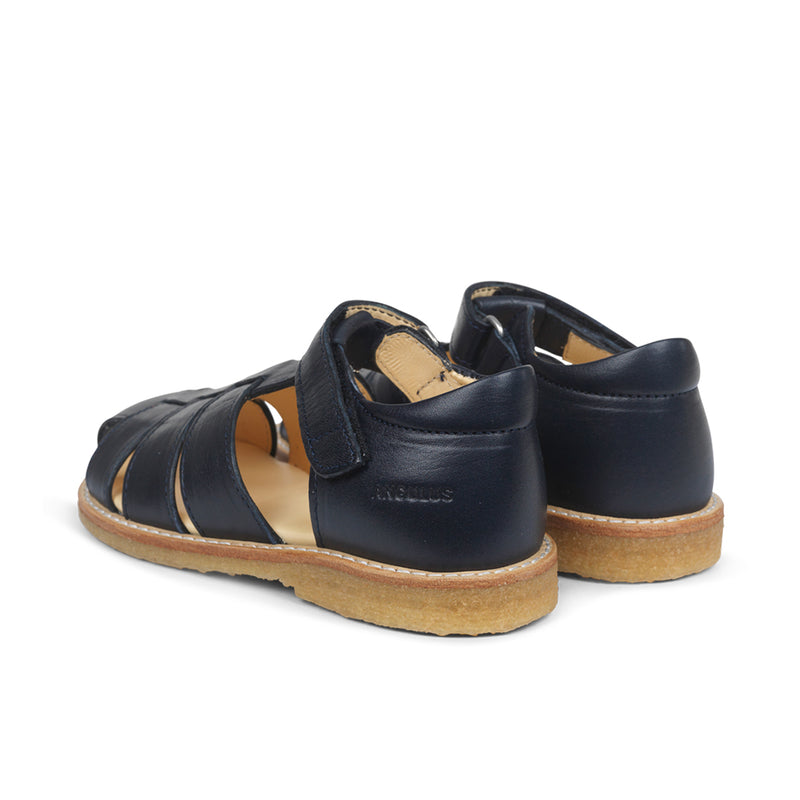 Angulus Kinder Leder Sandalen Navy bei Yay Kids