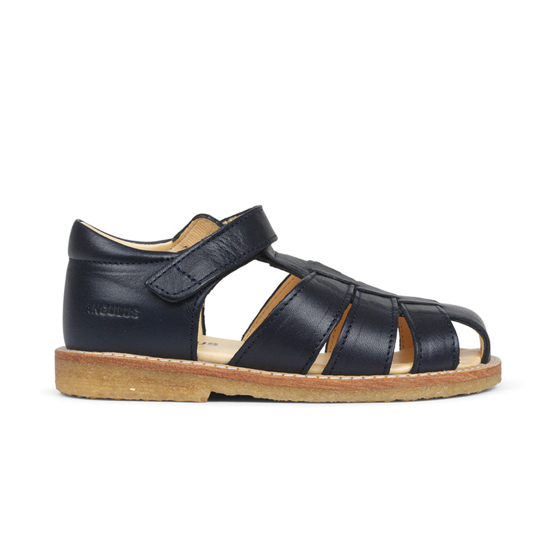 Angulus Kinder Leder Sandalen Blau bei Yay Kids
