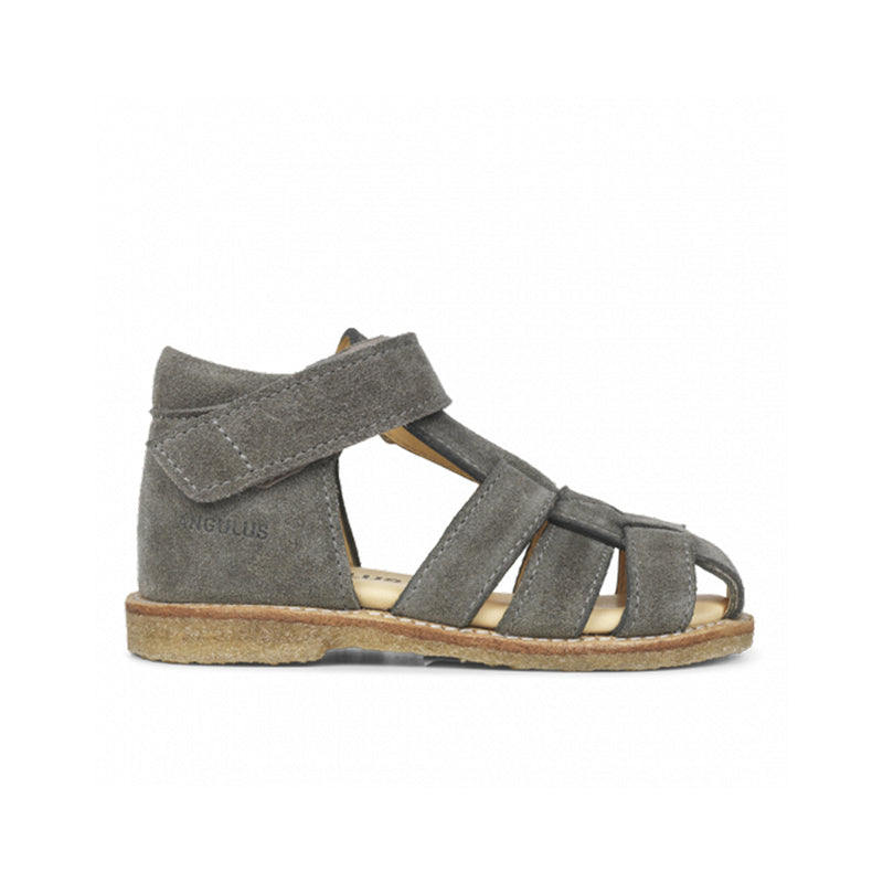 Angulus Kinder Leder Sandalen Khaki bei Yay Kids